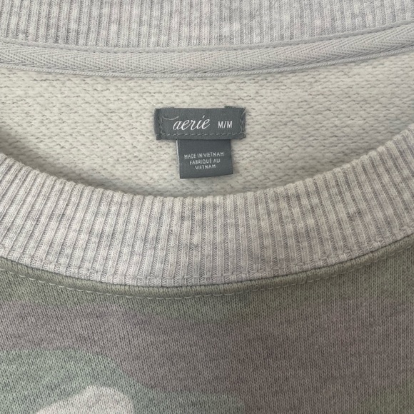 Aerie camouflage oversized crew sweatshirt - Picture 2 of 3
